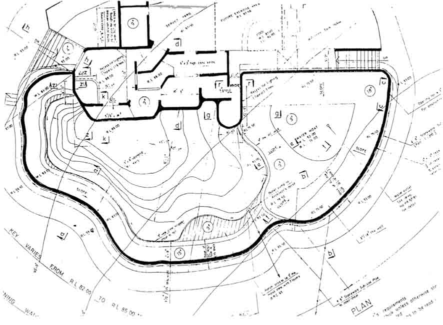 plan of exhibit prior to upgrading